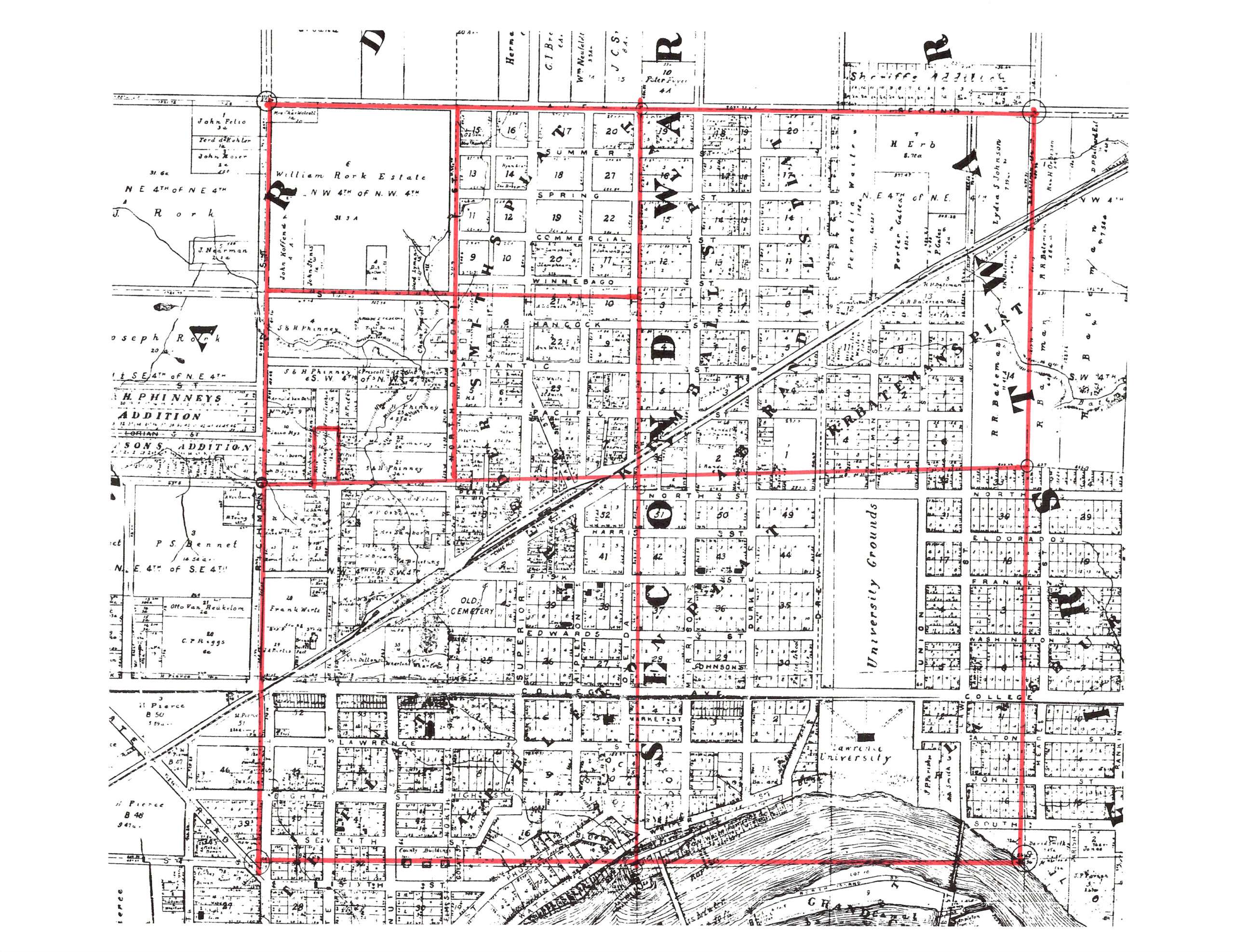 A Closer Look At The Map Outagamie And Beyond - CountiesMap.com