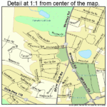 Aiken South Carolina Street Map 4500550