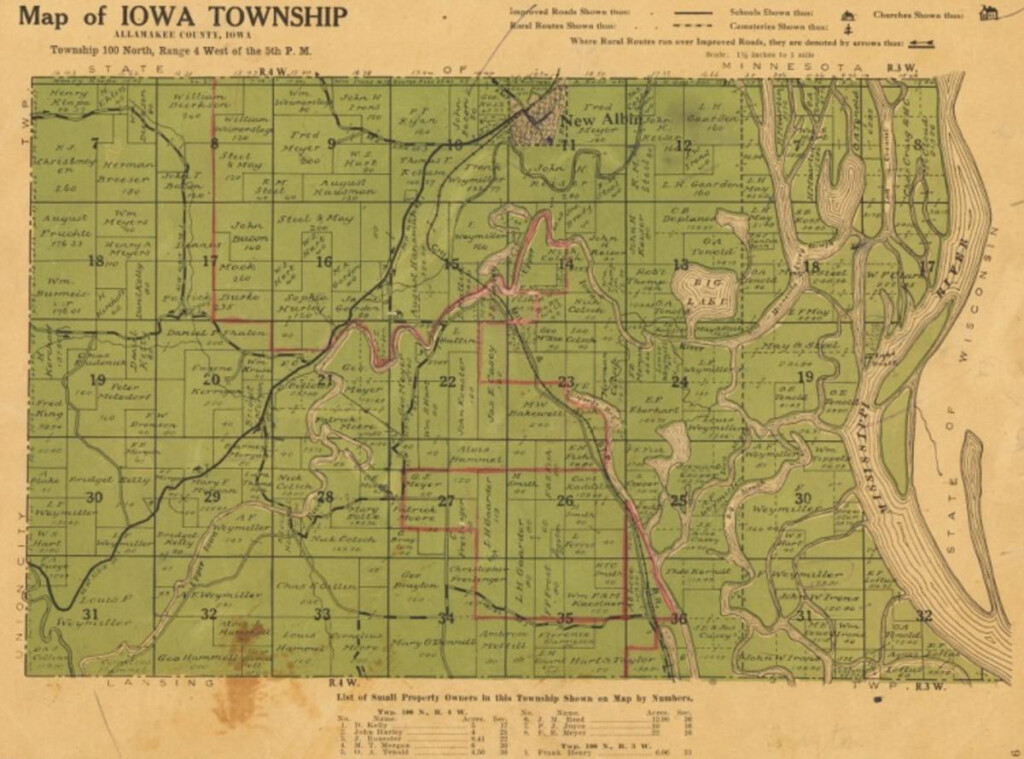 Allamakee Co IAGenWeb Land Records