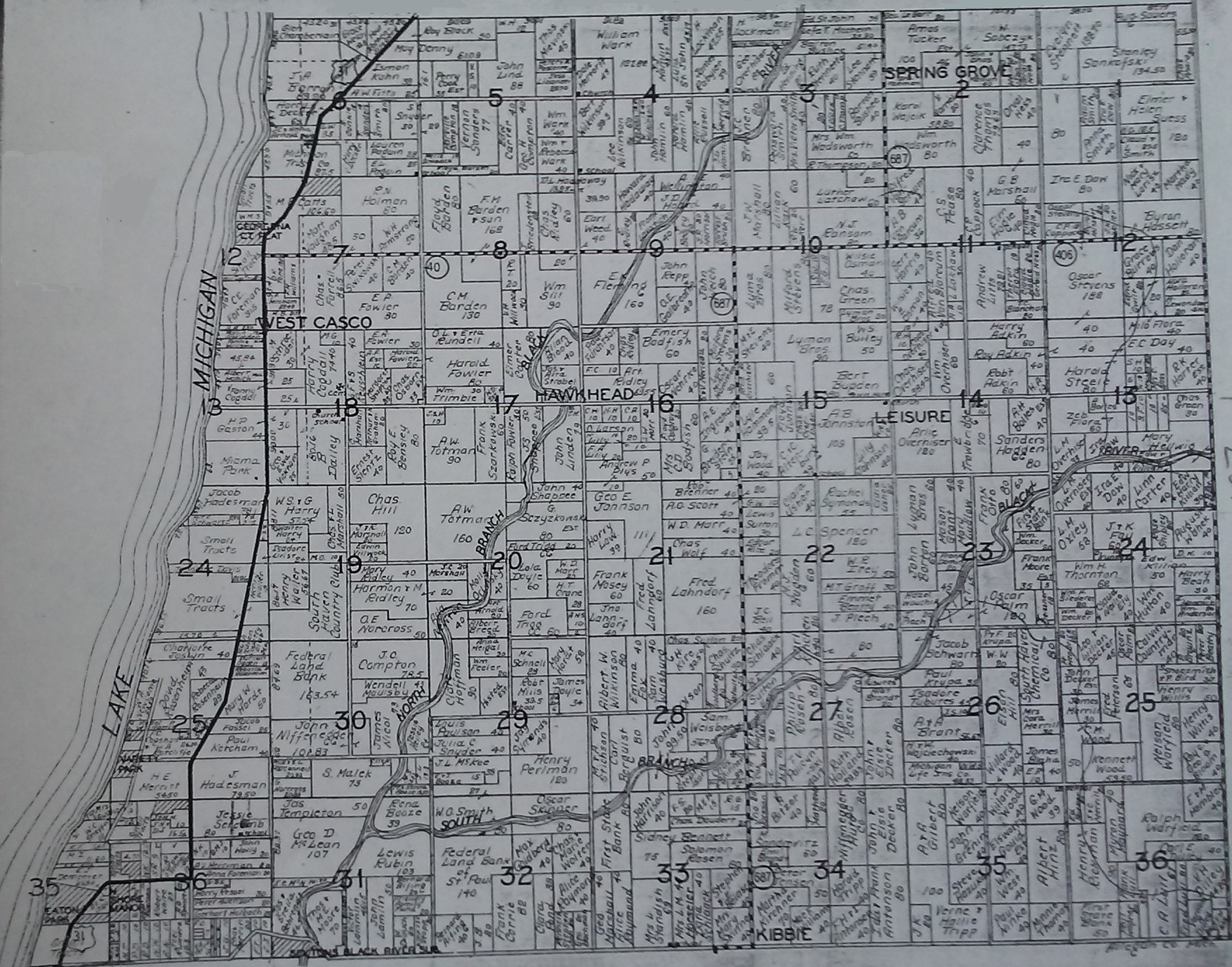 Allegan County Maps