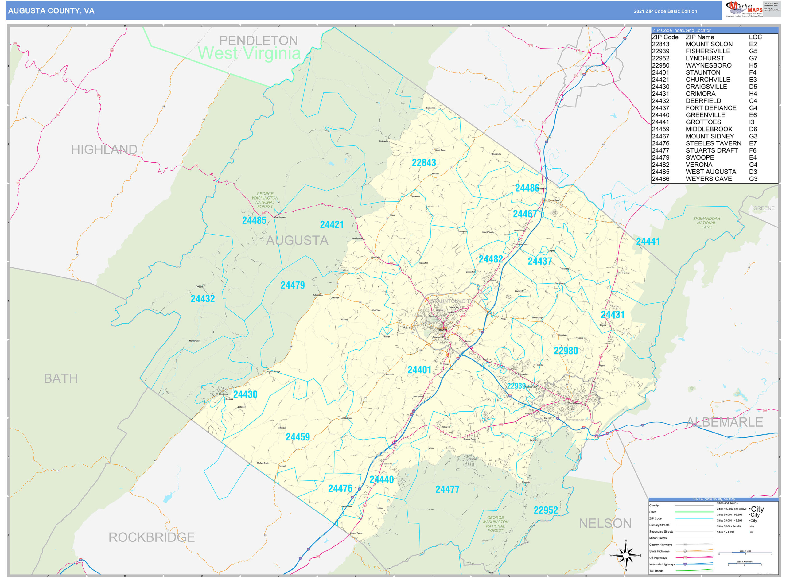 Augusta County Va Tax Map CountiesMap