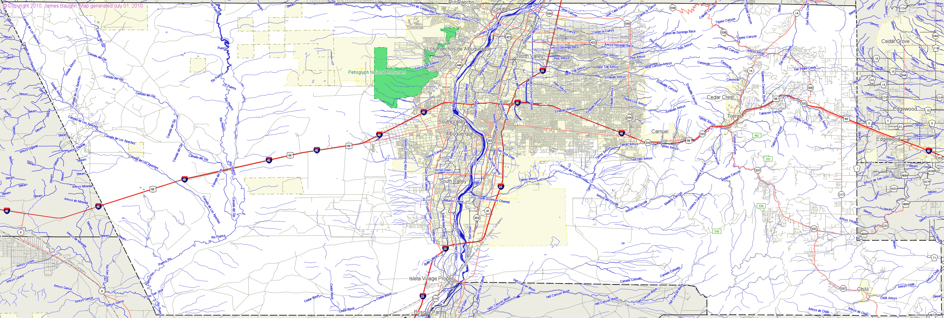 Bridgehunter Bernalillo County New Mexico