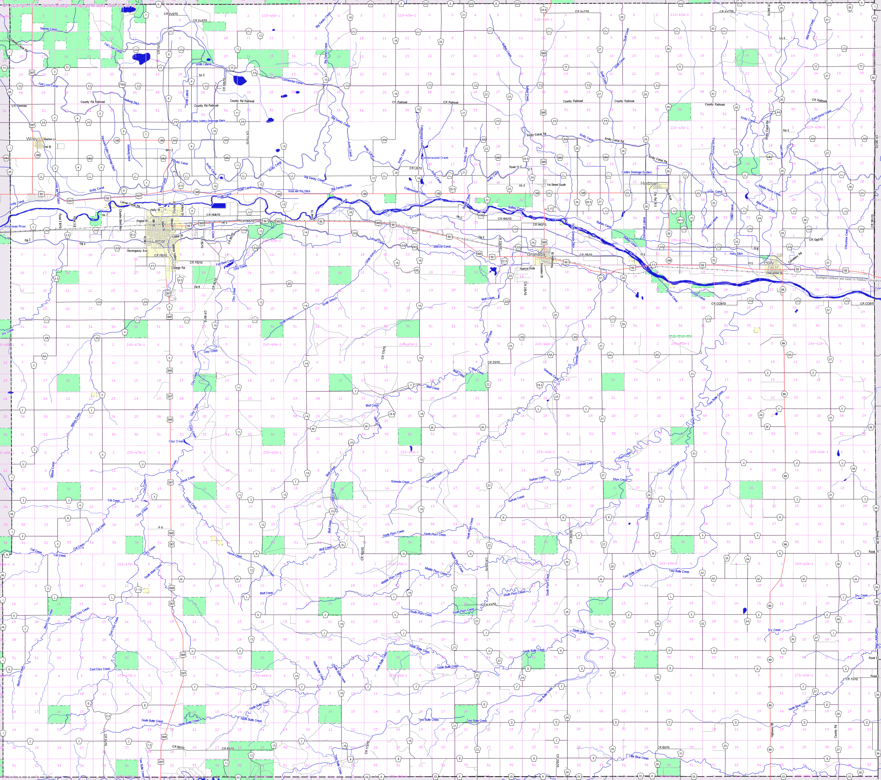 Bridgehunter Prowers County Colorado