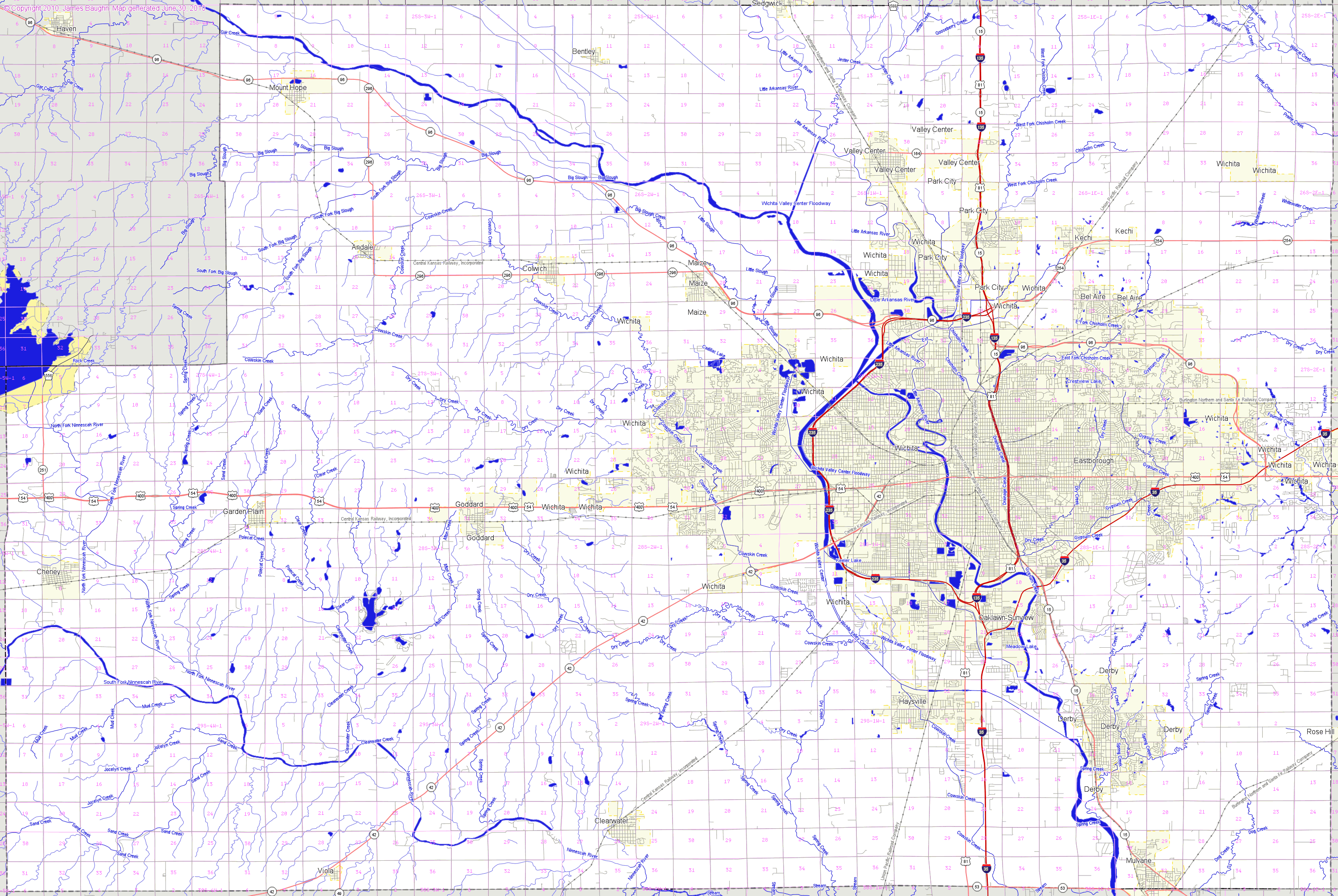 Bridgehunter Sedgwick County Kansas