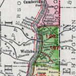Brooke County West Virginia 1911 Map By Rand McNally Wellsburg