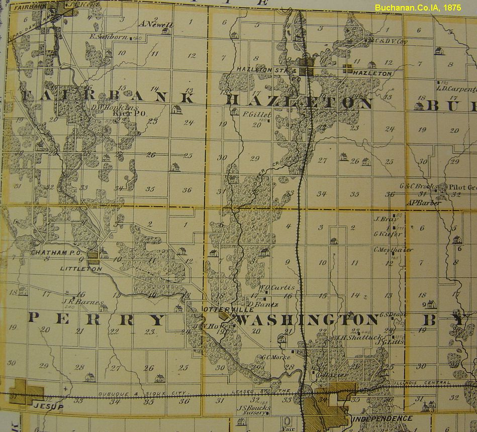 Buchanan Co Iowa 1875