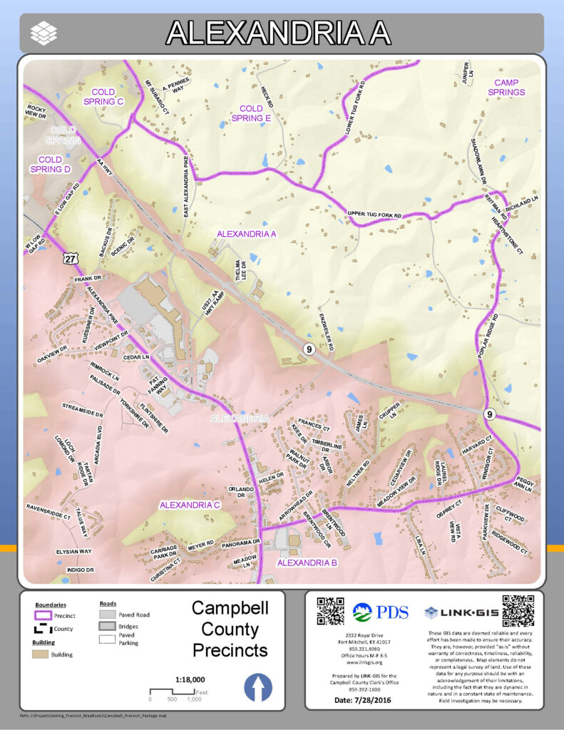 Campbell County Voting Precinct Map Book LINK GIS