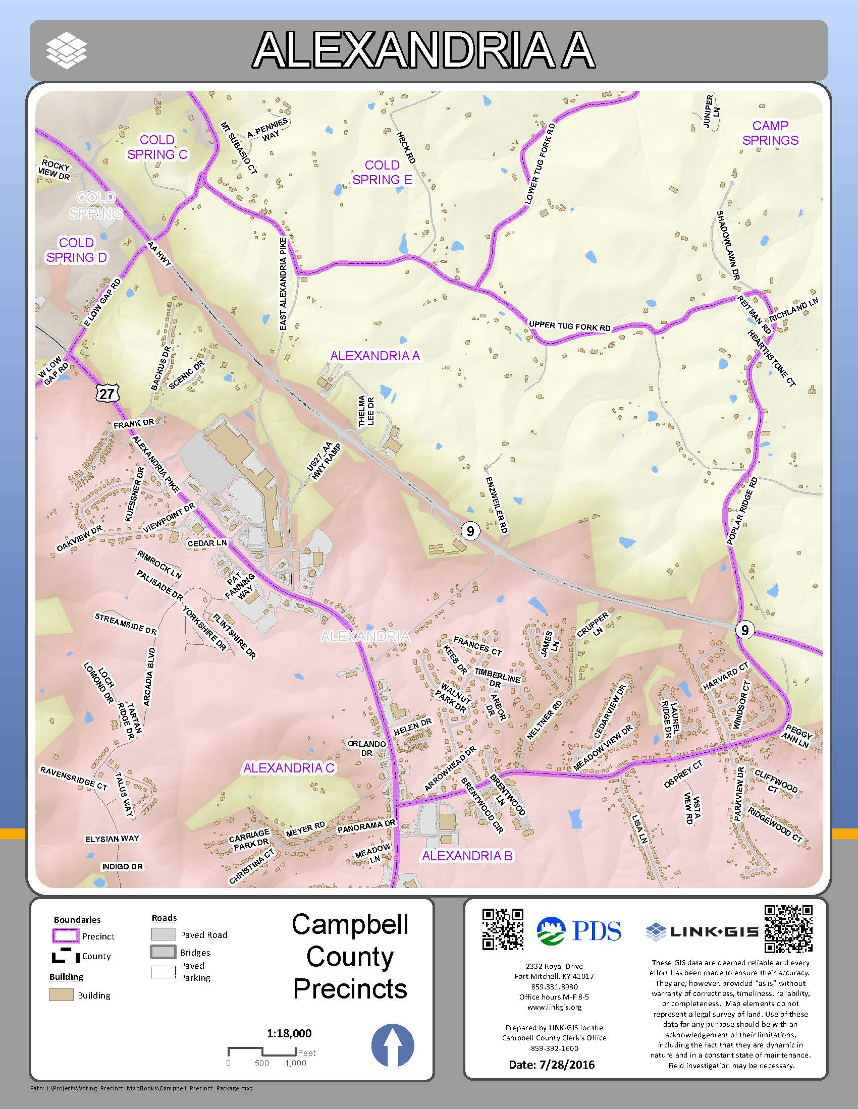 Campbell County Voting Precinct Map Book LINK GIS