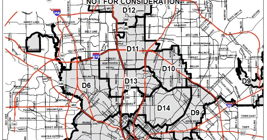 Dallas City Council District Map Maping Resources