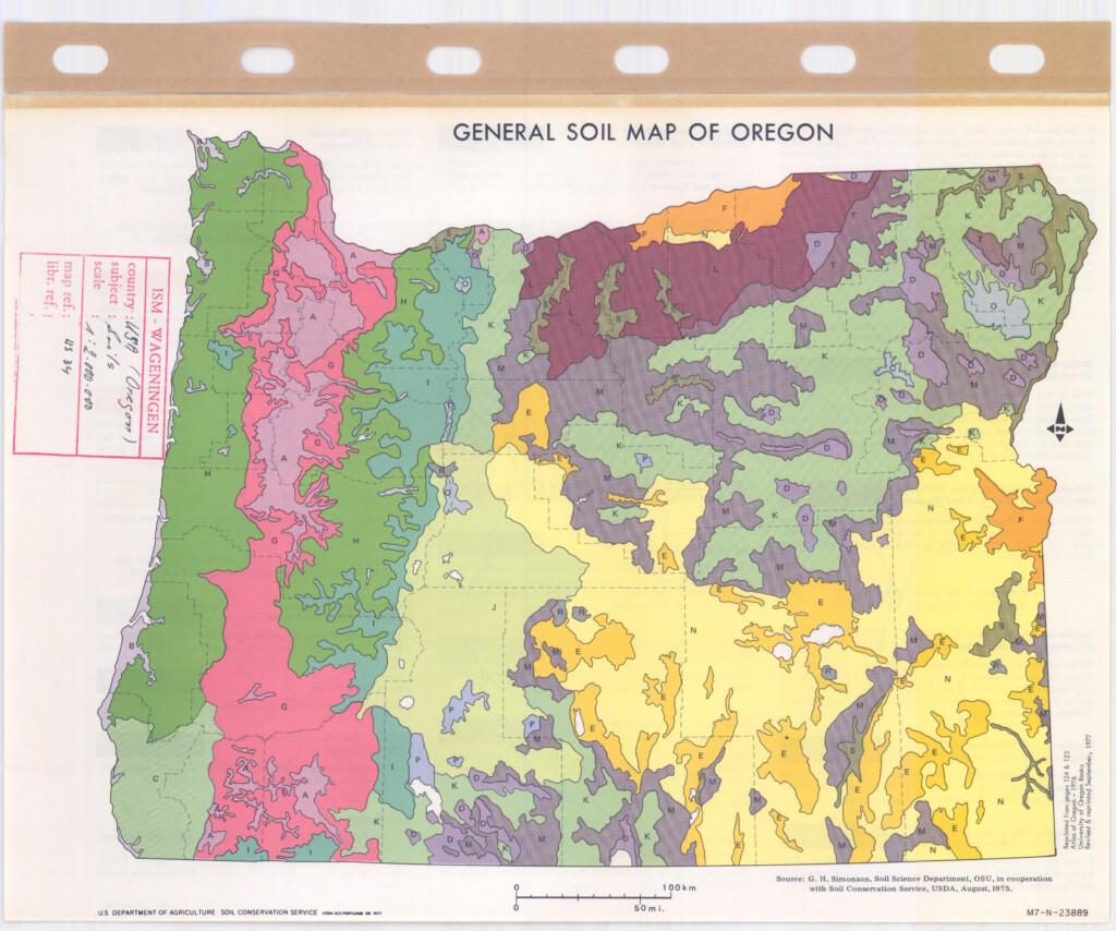 General Soil Map Of Oregon ESDAC European Commission