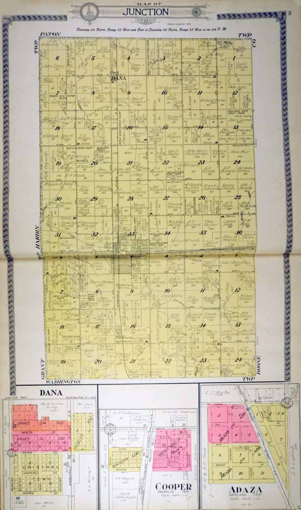 Greene County Iowa IAGenWeb 1896 Plat Maps And Names