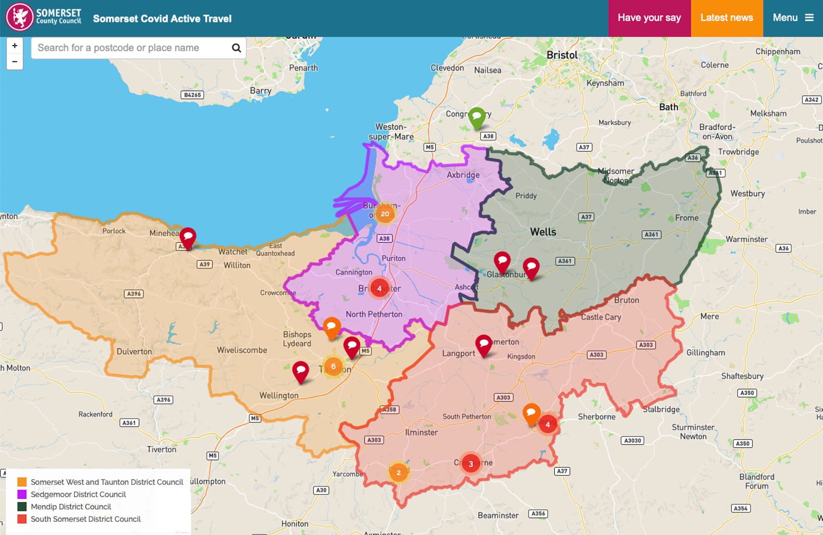 Have Your Say On Temporary Walking And Cycling Measures In Somerset 