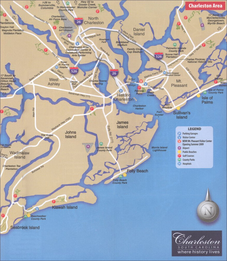 Helpful Charleston Sc Maps 2022 Public Restroom And Public Parking 768x884 