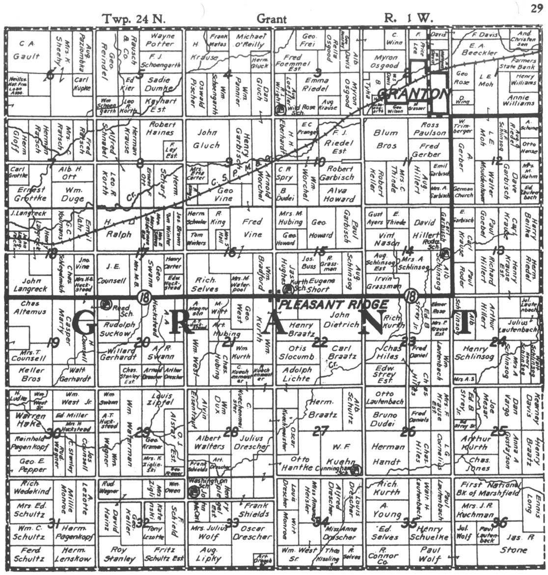 Index For Grant Township Plat Maps