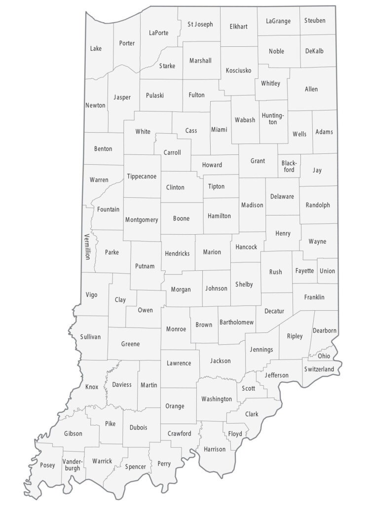 Indiana County Map GIS Geography