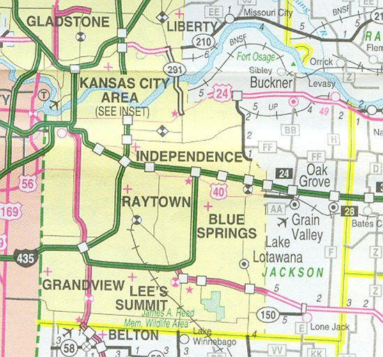 Jackson County Missouri Plat Map