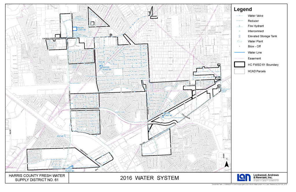 Maps Harris County Fresh Water Supply District 61