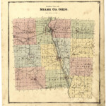 Miami County Ohio 1871 Atlas