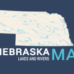 Nebraska Lakes And Rivers Map GIS Geography