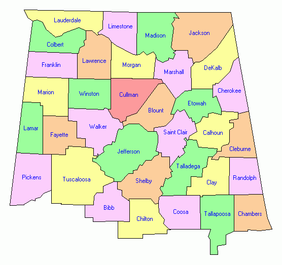 North Alabama County Trip Reports