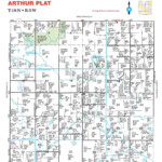 Plat Map View Arthur Township Clare County Michigan