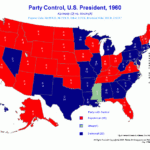 POLIDATA REG ELECTION MAPS PRESIDENT 1960
