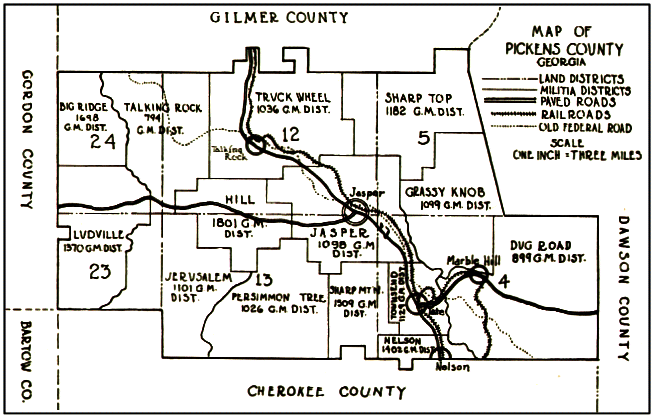 The History Of Pickens County Georgia Pickens County GA