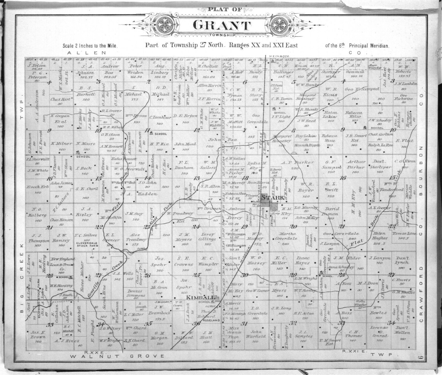 Allen County Plat Map 0544